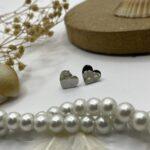 گوشواره قلب استیل